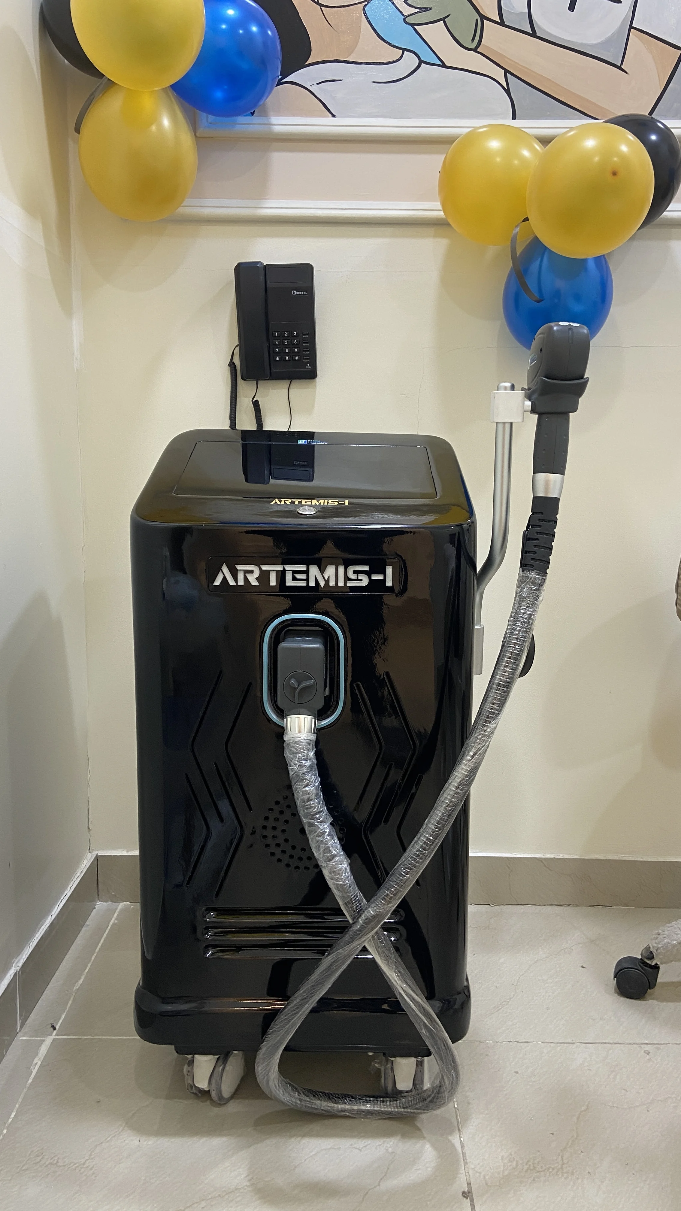 ARTEMIS-I diode laser — used for laser hair reduction