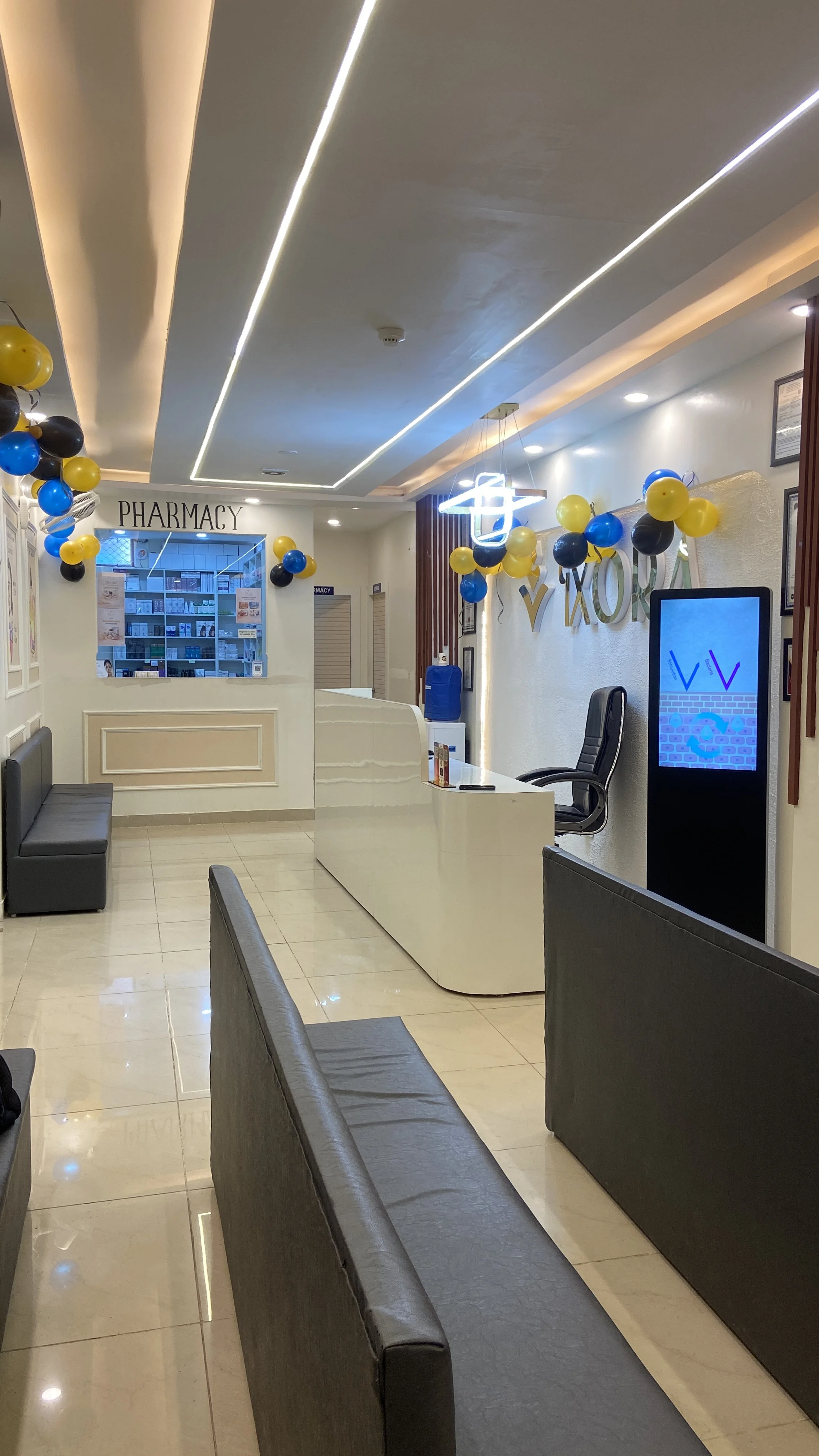 Ixora reception desk